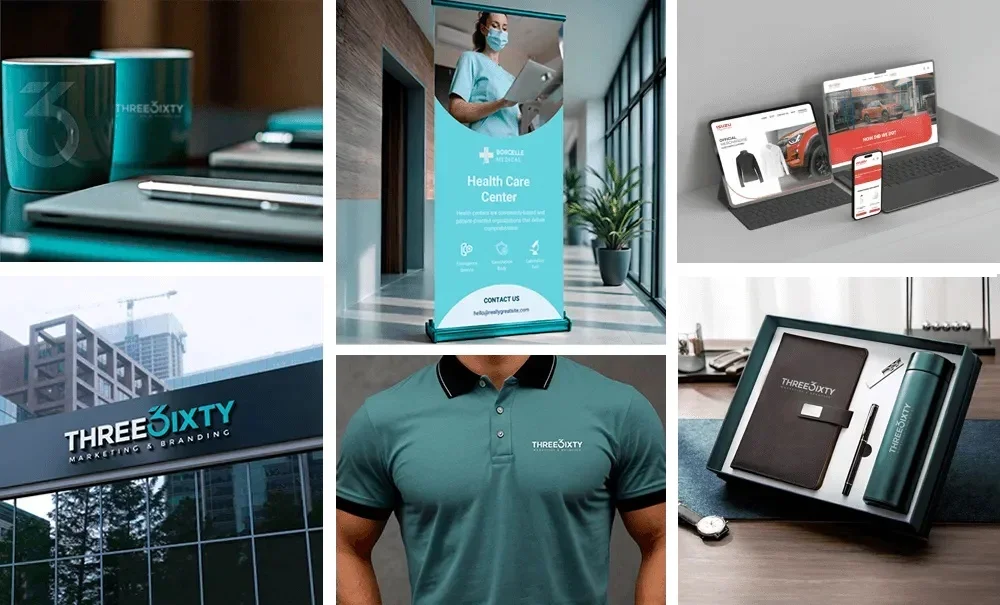 Corporate office rebrand and identity project